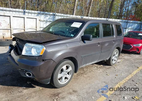 2012 Honda Pilot Ex-L из США, поврежденный, VIN 5FNYF3H5XCB041180